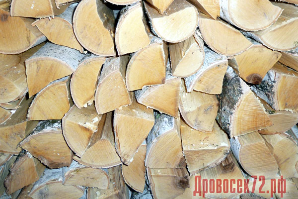 Колотые березовые дрова
