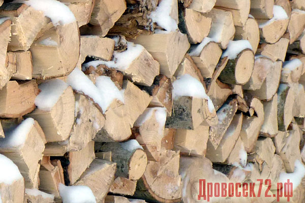 Колотые осиновые дрова